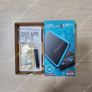 (전주) 닌텐도 2DS XL 블랙x터콰이즈 + 호리 파우치 + 충전기