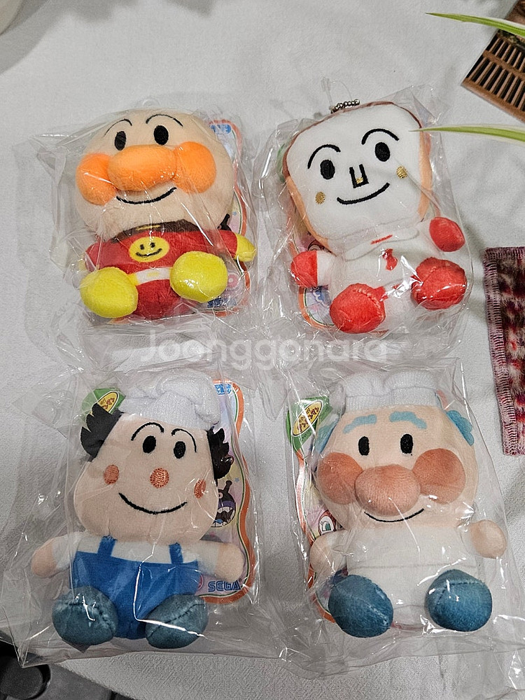 식빵맨 호빵맨 잼아저씨 버터누나 인형키링--6