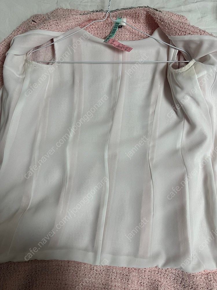 Jein 제인, Jenny tweed dress Blush, 핑크반팔 M(55) 이미지