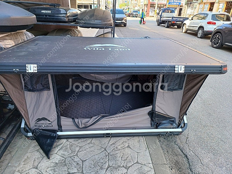 툴레 하프로 팩라인 코토 일체형 루프박스 루프탑텐트 가...--6