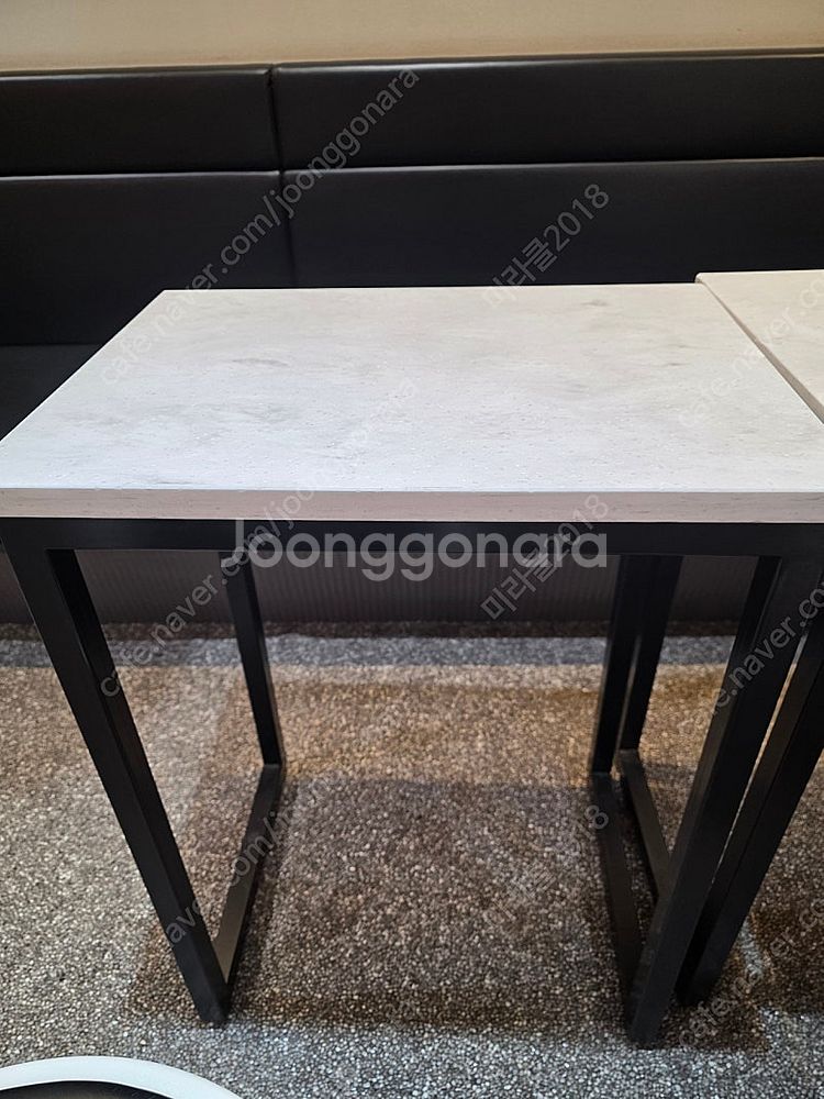 대전카페폐업 대전카페테이블 의자 인조대리석--4