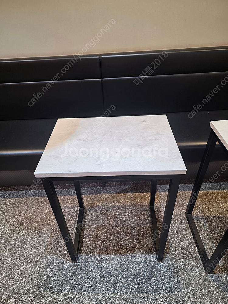 대전카페폐업 대전카페테이블 의자 인조대리석--6