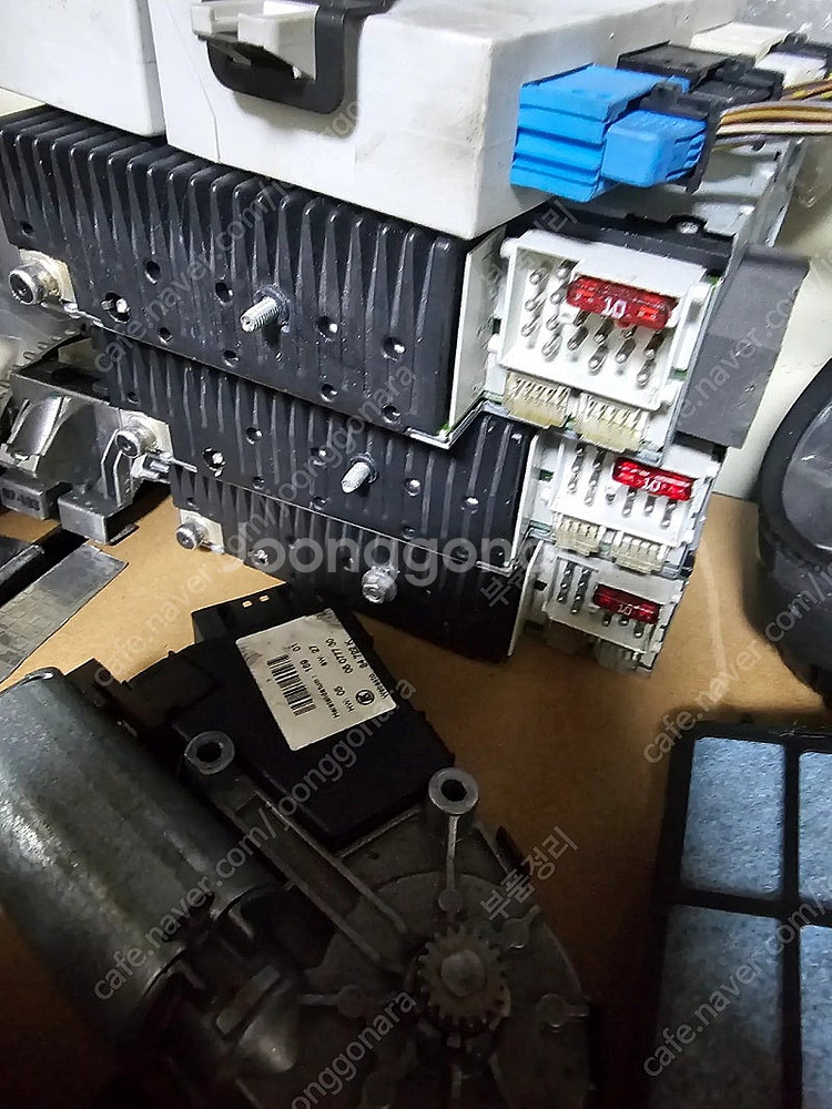 bmw e38 글로브박스 손잡이.삼각커튼.m핸들.라디오...--5