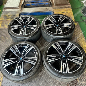 20인치 BMW G70 I7 M퍼포먼스 809M st 신품휠 중고타이어 조합 1대분