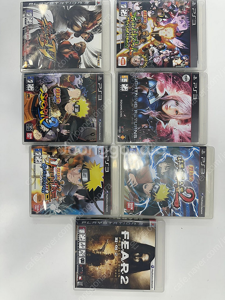 ps3 겜시디 7개 일괄로 6만원 판매해요 택포가격--0