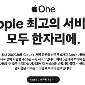 애플원 가족공유 하실분 모집합니다. (연단위,세자리남음)