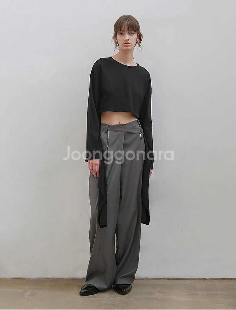 로우타이드 cut out tie top 택 달린 새상품--2