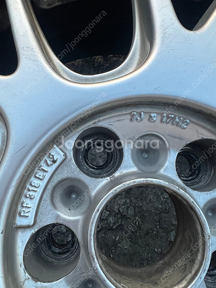 BBS RF 17인치 정품휠 팝니다.--6