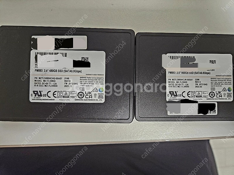 삼성 PM893 960GB | 480GB 서버용 SAT...--0