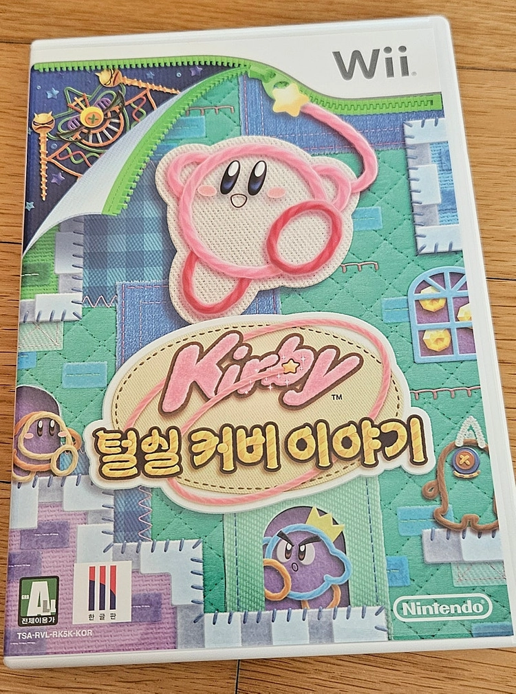 닌텐도 Wii정품 게임 cd 팝니다. (별의 커비/털실 커비 이야기 등) 이미지
