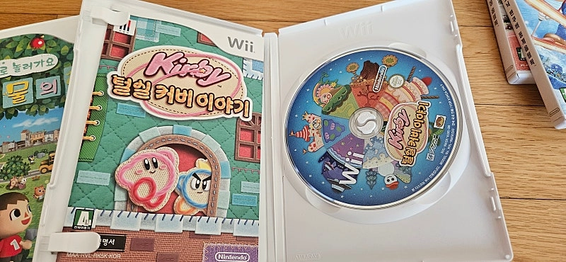 닌텐도 Wii정품 게임 cd 팝니다. (별의 커비/털실 커비 이야기 등) 이미지
