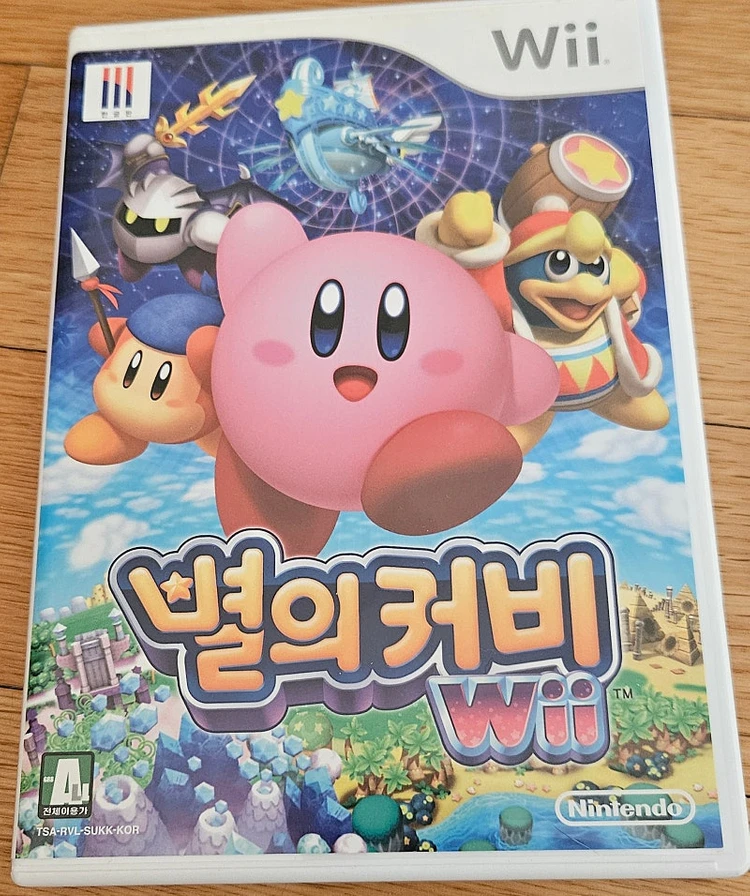 닌텐도 Wii정품 게임 cd 팝니다. (별의 커비/털실 커비 이야기 등) 이미지