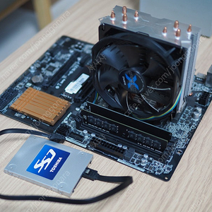 반본체 i5-6600 + z170 + ddr4 16g + ssd 256g + ssd 128g + 시소닉 400w