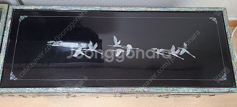 빈티지 자개 장식장, 자개장, 자개,tv 선반, 고가구...--4