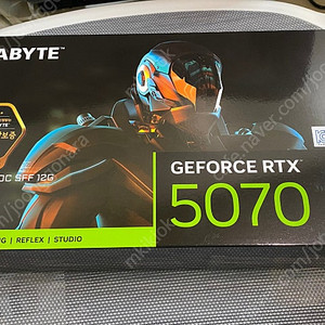 기가바이트 지포스 RTX 5070 WINDFORCE OC SFF D7 12GB 미개봉 팝니다.