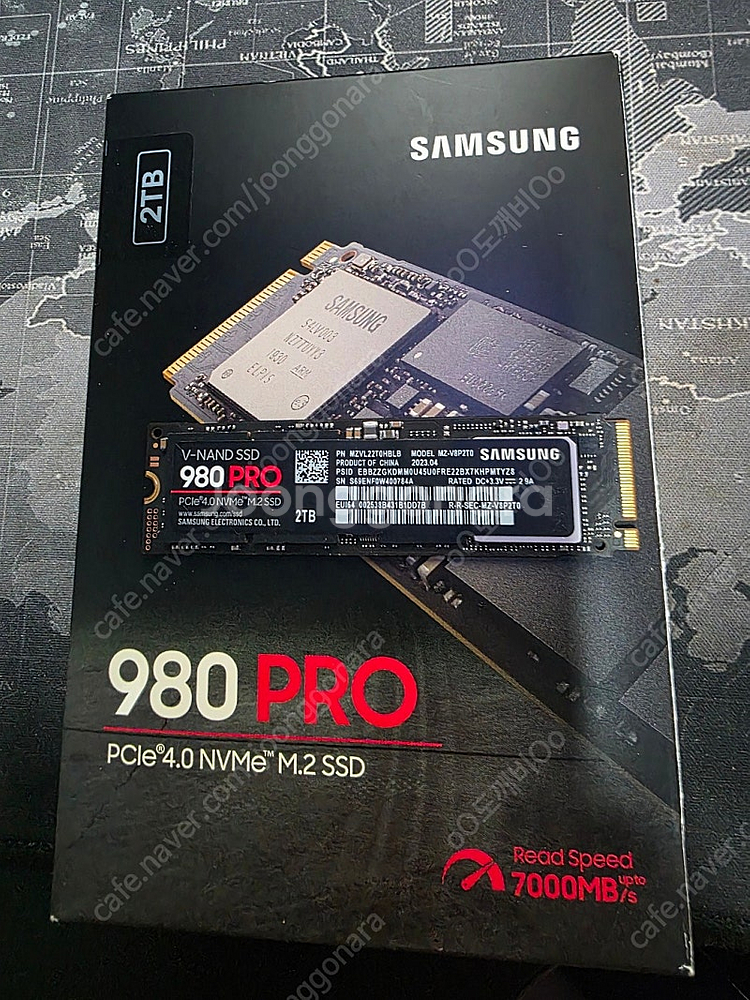 [국내정품] 980PRO 2TB 박스풀셋 팝니다--3