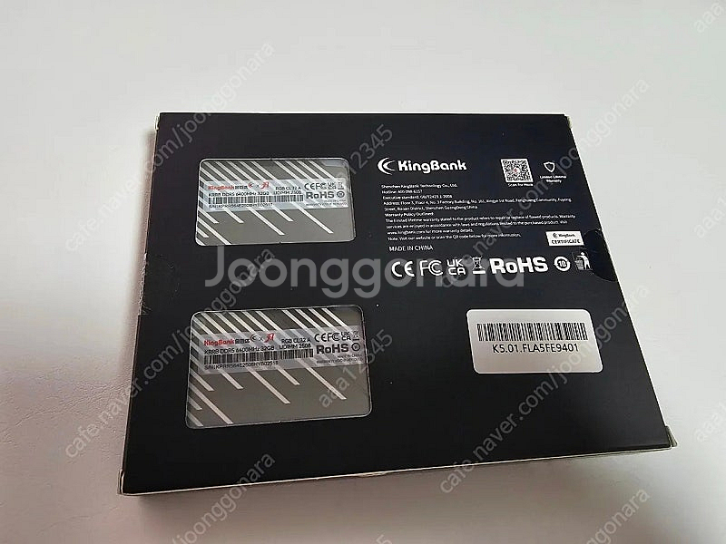 킹뱅크 ddr5 6400mhz cl32 32gb*2 미개봉 팝니다--0