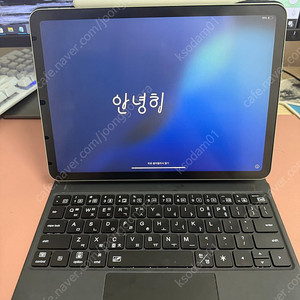 아이패드 에어4 256기가 그린+애펜+구조독키보드