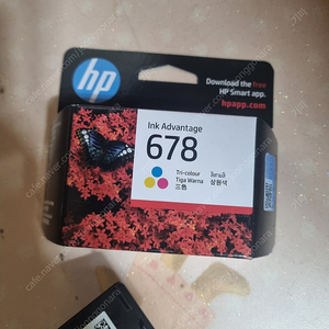 hp678 흑백 잉크