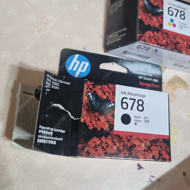 hp678 흑백 잉크--1