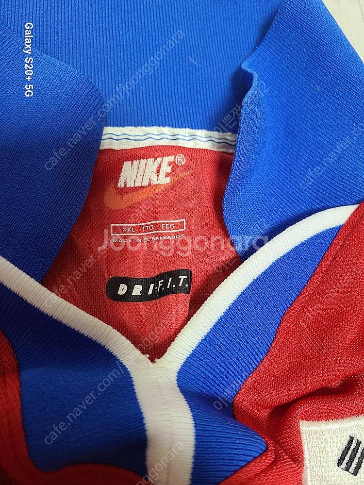 98-2002 월드컵 이동국 국대 실착 반팔 유니폼--5