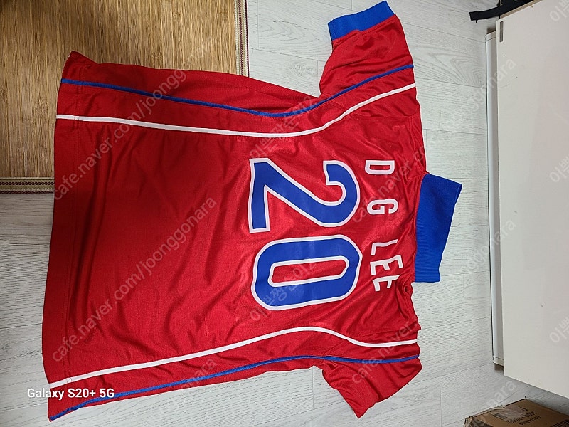 98-2002 월드컵 이동국 국대 실착 반팔 유니폼--8