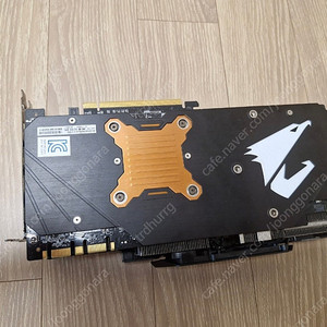기가바이트 어로스 익스트림 지포스GTX1080TI 11GB 고장