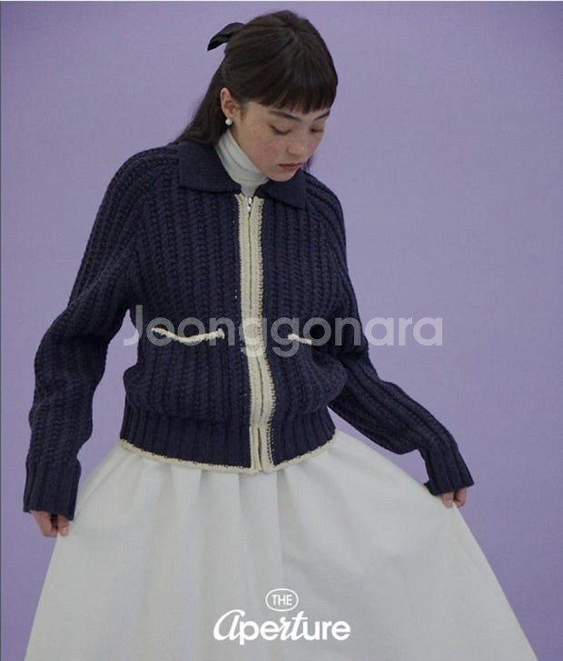 디애퍼처 보이 집업 가디건--0
