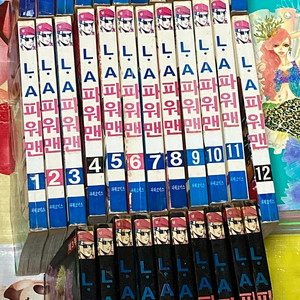 LA파워맨 전권 완결 (B•B버닝블러드의 희귀판형) 1부,2부,3부 총 34권 희귀만화