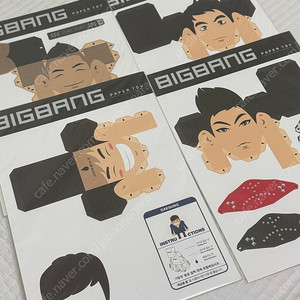 빅뱅 페이퍼 토이 판매합니다(탑 대성 태양 승리)