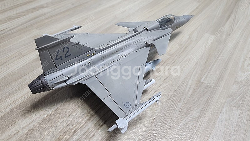 JAS 39 그리펜 전투기 프라모델 1/48도색작--1