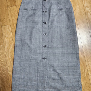 (1회 착용)로엠 체크 스커트