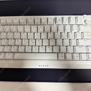 레이저 블위 v3 75% 화이트 네오80 qk80 mk2 키보드