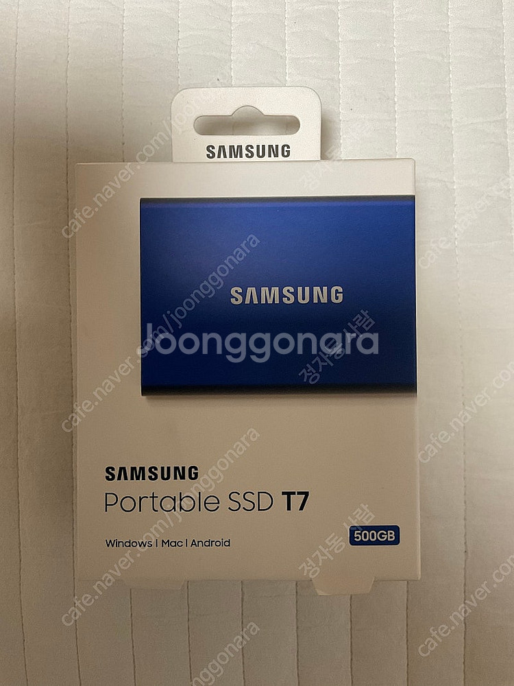 삼성 포터블 SSD T7 500GB 미개봉--0