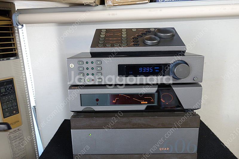 쿼드QUAD 606.2 파워+66프리앰프+FM4 (고장...--1