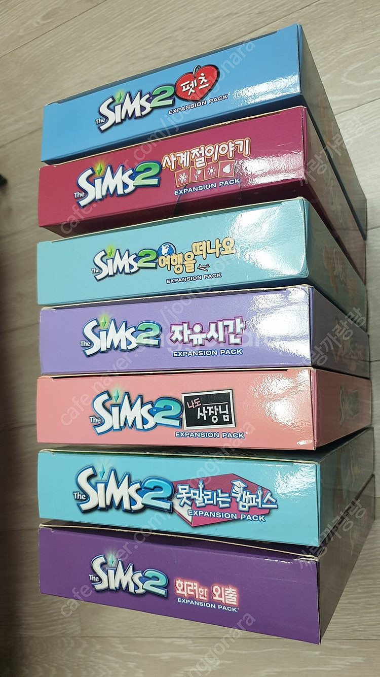 심즈2 소장용 일괄판매 (알콩달콩 아파트 없음, 케이스...--9