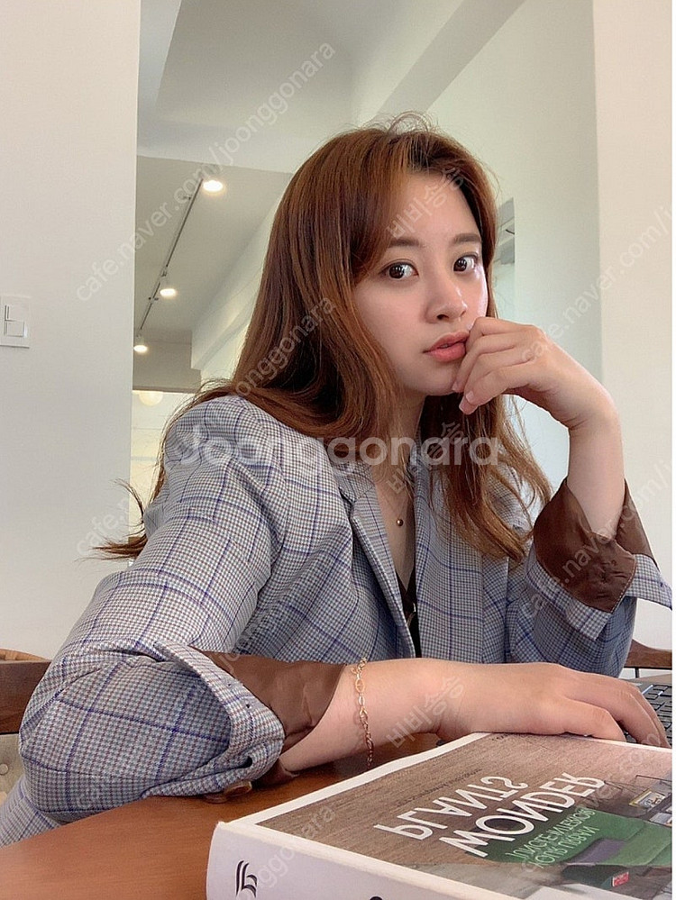 (새상품) 무드클로젯 마레 체크자켓 반값에눌--3