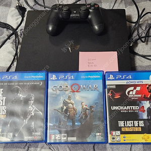 (택포) PS4 플레이스테이션4 pro 프로 7218 (1TB) + 인기 게임타이틀 4종(갓오브워, 라오어, 언차티드4 등)