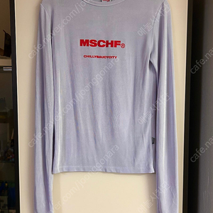 미스치프 롱슬리브 라벤더 티셔츠