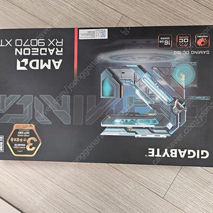기가바이트 라데온 9070xt gaming oc 게이밍 오씨 팝니다.100만원