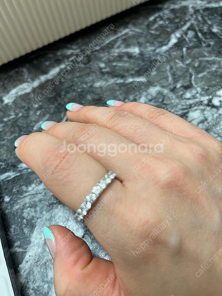 14k 랩다이아 테니스 반지 16호--0