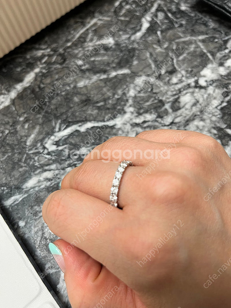 14k 랩다이아 테니스 반지 16호--1