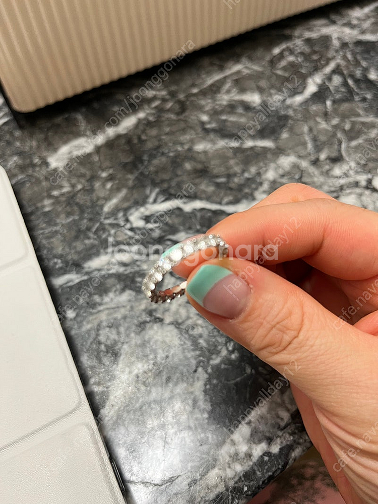 14k 랩다이아 테니스 반지 16호--2