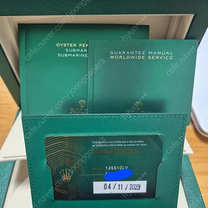 정품 롤렉스 서브마리너 스타벅스 그린 23년11월식 판매합니다.