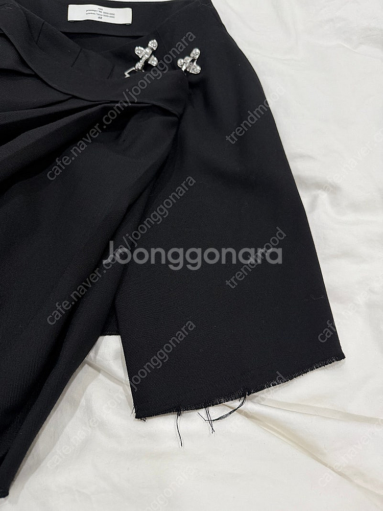 rokh hm 로크 콜라보 어시메트릭 스커트 치마--8