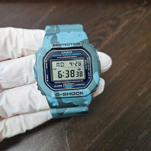 지샥 DW-5600CF-2 카모 스퀘어 블루