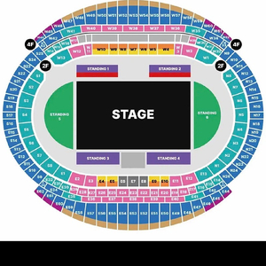 칸예 콘서트 지정석R N2 2연석/1석 팝니다.