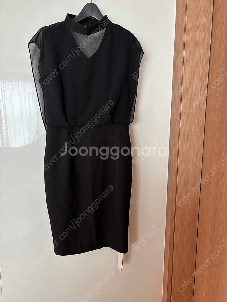 럭셔리 시스루 명품 스타일 미디원피스 결혼식 하객룩 경...--0