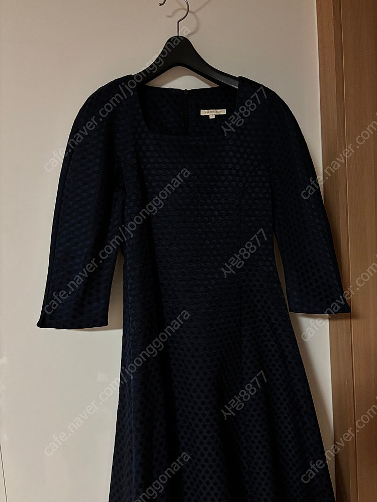 라밤바룸 스퀘어넥 자카드 리치 햅번 롱원피스 드레스 결혼식 하객룩 s--1