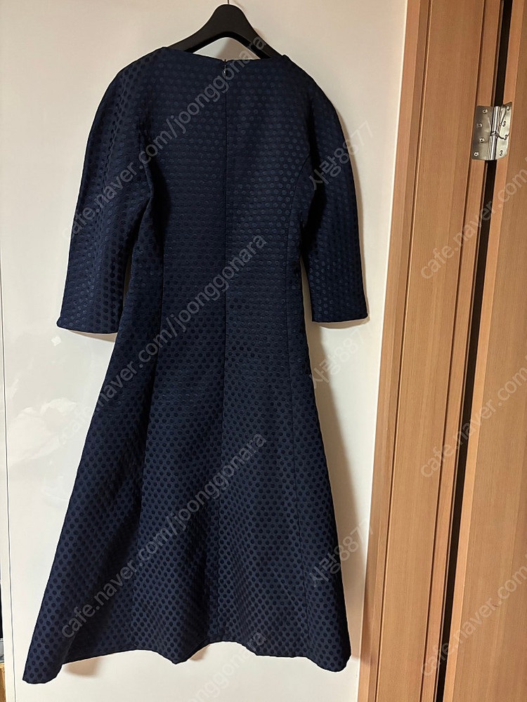 라밤바룸 스퀘어넥 자카드 리치 햅번 롱원피스 드레스 결혼식 하객룩 s--8